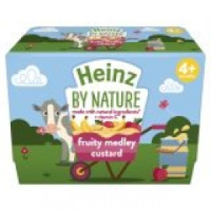 Heinz By Nature - Fruit Medley Custard 4+ Months