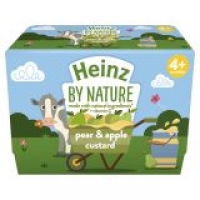 EuroSpar Heinz By Nature - Fruit Pear & Apple Custard 4+ Months