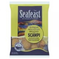 EuroSpar Seafeast Wholetail Breaded Scampi