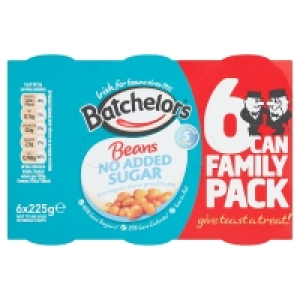 Batchelors Baked Beans No Added Sugar 6 Pack 4.00 €