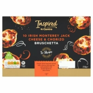 INSPIRED BY CENTRA IRISH MONTEREY JACK CHEESE & CHORIZO BRUS 7.00 €
