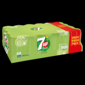 7UP FREE CAN PACK 24 X 330ML 8.00 €