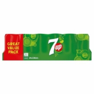 7UP REGULAR CAN PACK 24 X 330ML 8.00 €