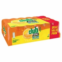 Centra  CLUB ZERO ROCK SHANDY CAN PACK 24 X 330ML