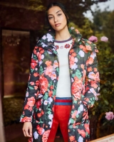 Dunnes Stores  Savida Floral Print Puffer Jacket