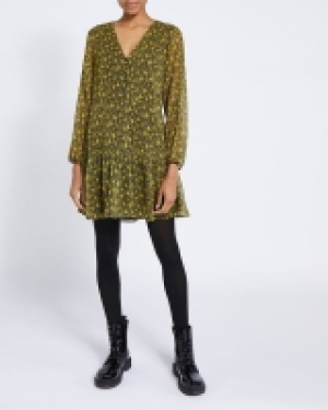 Chiffon V-Neck Dress