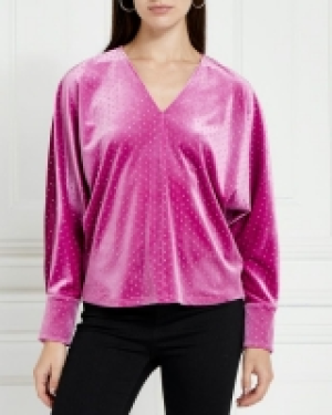 Dunnes Stores  Gallery Etoile Sparkle Velvet Top