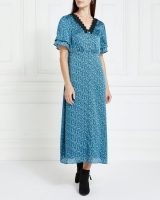 Dunnes Stores  Gallery Amber Broderie Collar Dress