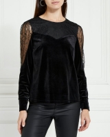 Dunnes Stores  Gallery Etoile Velvet Lace Top