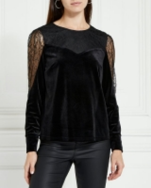 Gallery Etoile Velvet Lace Top