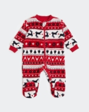 Fluffy Fair Isle Family Sleepsuit (Newborn - 18 months) 2.00 €