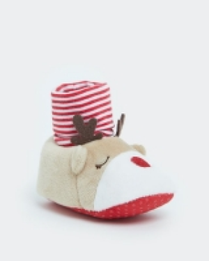 Reindeer Bootie (Newborn - 12 months)