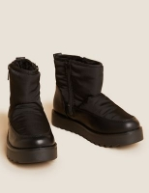 Marks and Spencer M&s Collection Wide Fit Water Resistant Winter Boots