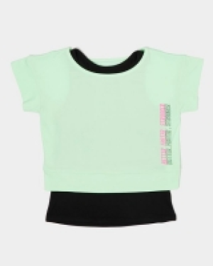 Dunnes Stores  Girls Twofer Mesh Back T-Shirt (4-14 years)