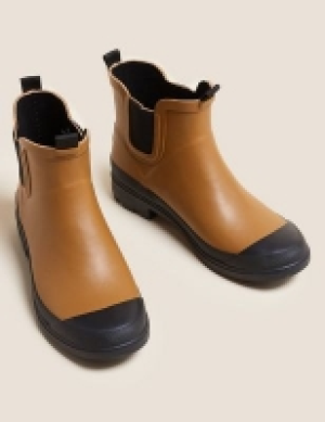 M&s Collection Cleated Sole Wellie Ankle Boots
