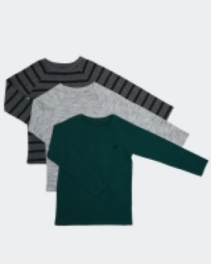Stripe Long-Sleeved Top - Pack of 3 (2-14 years) 7.00 €