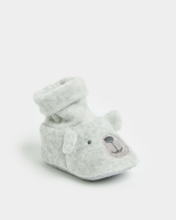 Dunnes Stores  Bear Velour Sock Top (Newborn - 12 months)