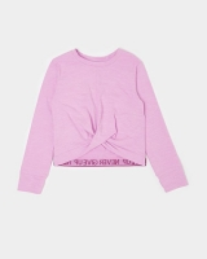 Knot Front Long-Sleeved Top (4-14 years)
