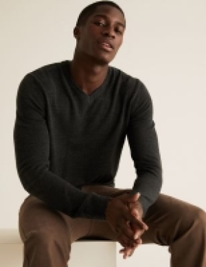 M&s Collection 2 Pack Cashmilon V-Neck Jumpers