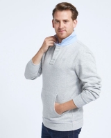Dunnes Stores  Paul Costelloe Living Grey Rugby Collar Sweat