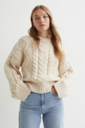 Cable-knit jumper 18.00 €