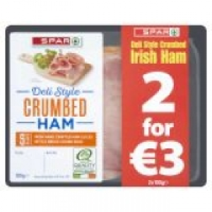 Spar Deli Style Crumbed Irish Ham - Price Marked