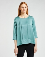 Dunnes Stores  Carolyn Donnelly The Edit Pleat Front Satin Blouse