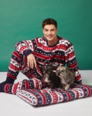 Fluffy Fair Isle Family Mens Pyjamas