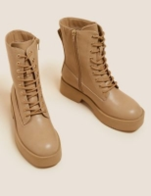 M&s Collection The Chunky Lace-Up Ankle Boots
