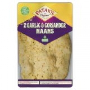 EuroSpar Pataks Original Garlic & Coriander Naans