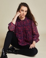 Dunnes Stores  High Neck Print Top