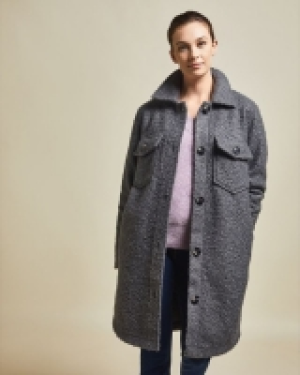 Longline Solid Shacket