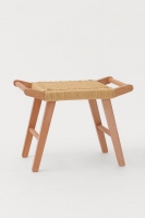 HM  Straw-seat stool