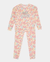 Dunnes Stores  Girls Soft Touch Twosie Pyjamas (7-14 years)