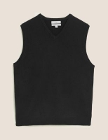 Marks and Spencer M&s Collection Pure Lambswool Sleeveless V-Neck Jumper