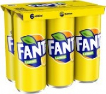 Fanta Lemon Regular Cans Multi Pack