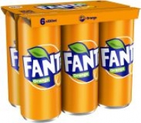 Mace Fanta Orange Regular Cans Multi Pack