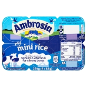 Ambrosia Mini Rice Pots 6 Pack 2.09 €