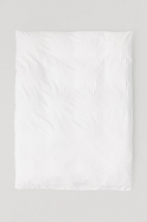 HM  Jacquard-patterned single duvet cover set