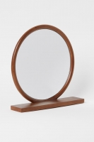 HM  Round shelf-detail mirror