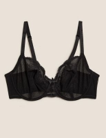 Marks and Spencer M&s Collection Lace Trim Underwired Balcony Bra A-E