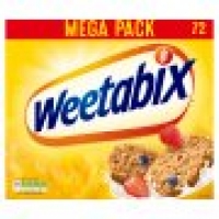 Tesco  Weetabix Cereal 72 Pack