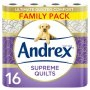 Andrex Supreme Quilts 16 Roll