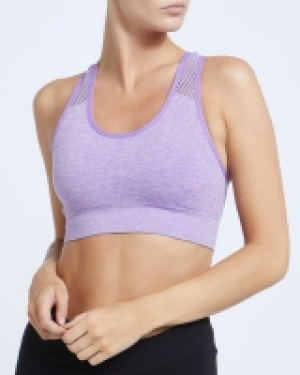 Seamfree Marl Racer Back Bra