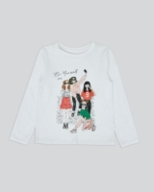 Long-Sleeved Printed Top (2 - 10 Years)