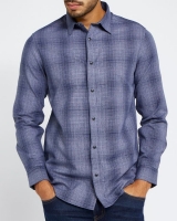 Dunnes Stores  Long-Sleeved Regular Fit Grindle Check Shirt