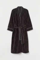 HM  Jacquard-weave dressing gown