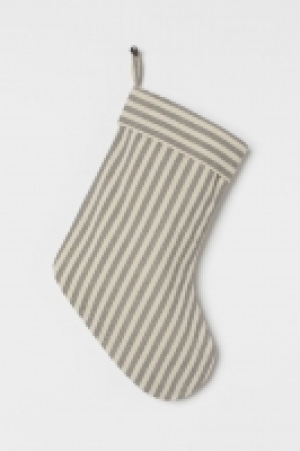 HM  Linen-blend Christmas stocking