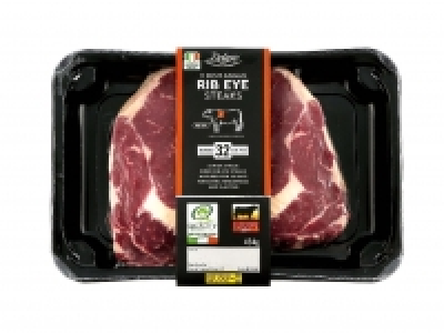 Lidl  Deluxe Irish Angus Rib Eye Steaks