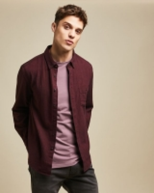 Regular Fit Brushed Solid Shirt
